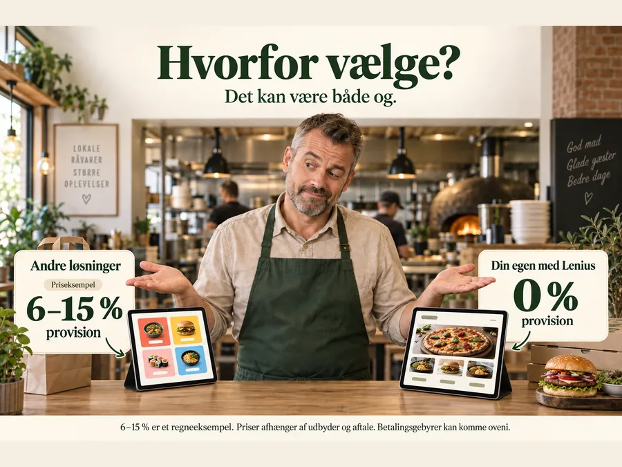 Your own takeaway? It does not have to be either-or
