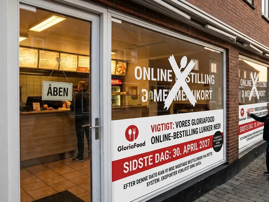 GloriaFood lukker: Hvad betyder det for din restaurant?