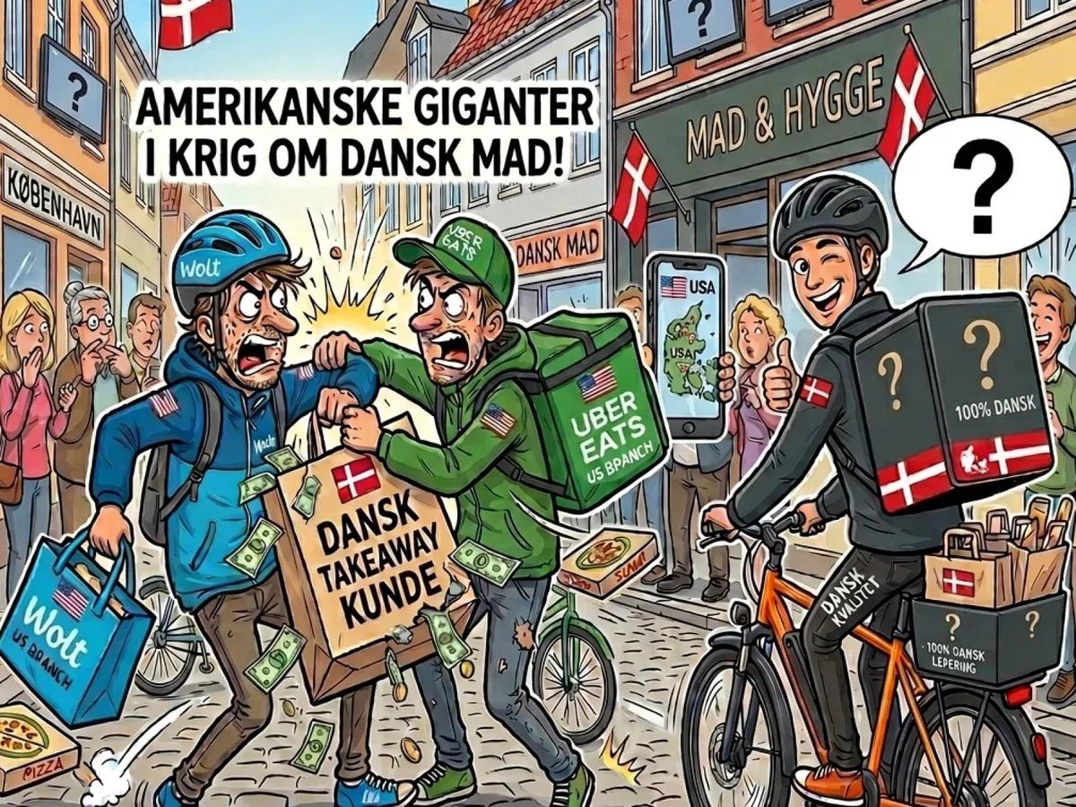 Wolt og Uber Eats kæmper om takeaway-kunderne